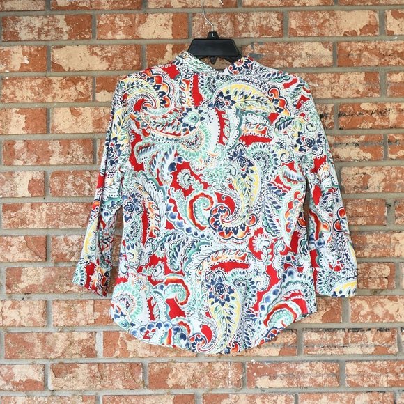 Chaps Multicolored Top - Picture 3 of 5